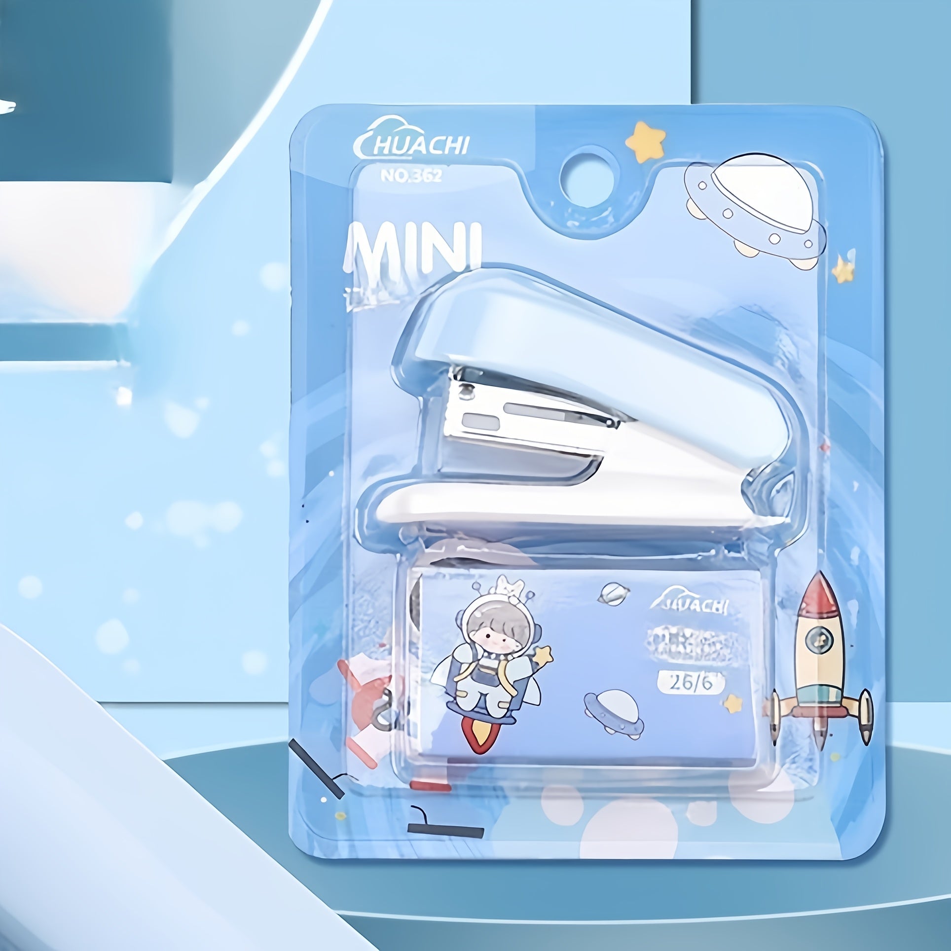 1 set of macaron color mini staplers, equipped with staples, labor-saving, lightweight, metal bound stationery, suitable for document and paper storage, suitable for office use