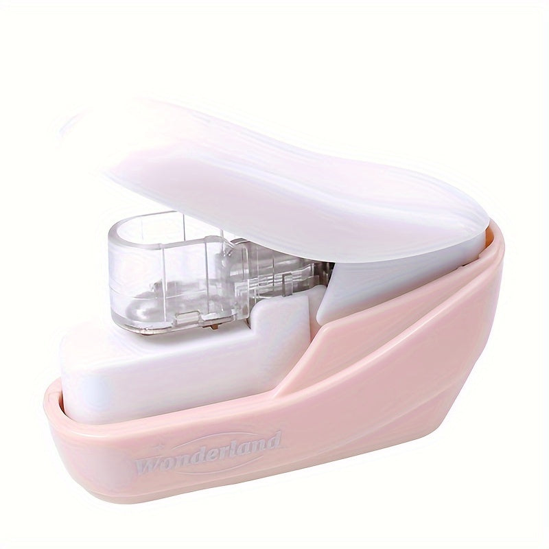 1pc of a Needleless Stapler, a Temporary Binding Stapler, a Handheld Small Needleless Stapler