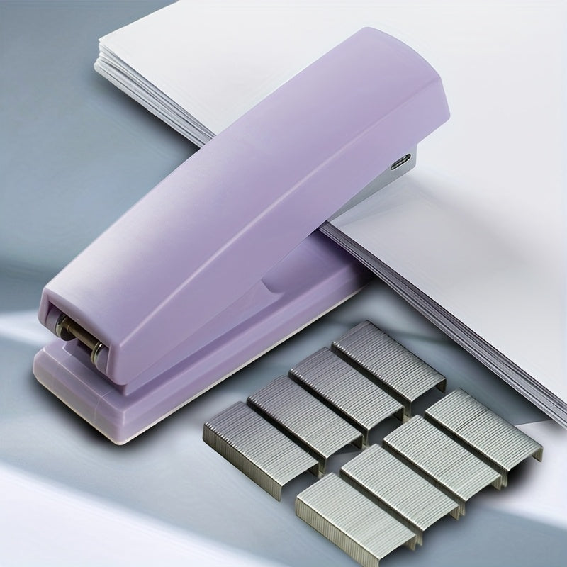 Deli Manual Desktop Stapler - 25-Sheet Capacity, 640 Staples, Durable & Ergonomic Design for Office & Home Use