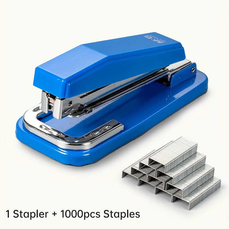 M&G Deluxe Rotating Stapler Featuring 1000 Staples - Desktop Staplers Capable of Handling 25 Sheets, Designed for Multiple Functions, Efficient Use, with a User-Friendly Mechanism And Robust Build, Ideal for Office And School Supplies