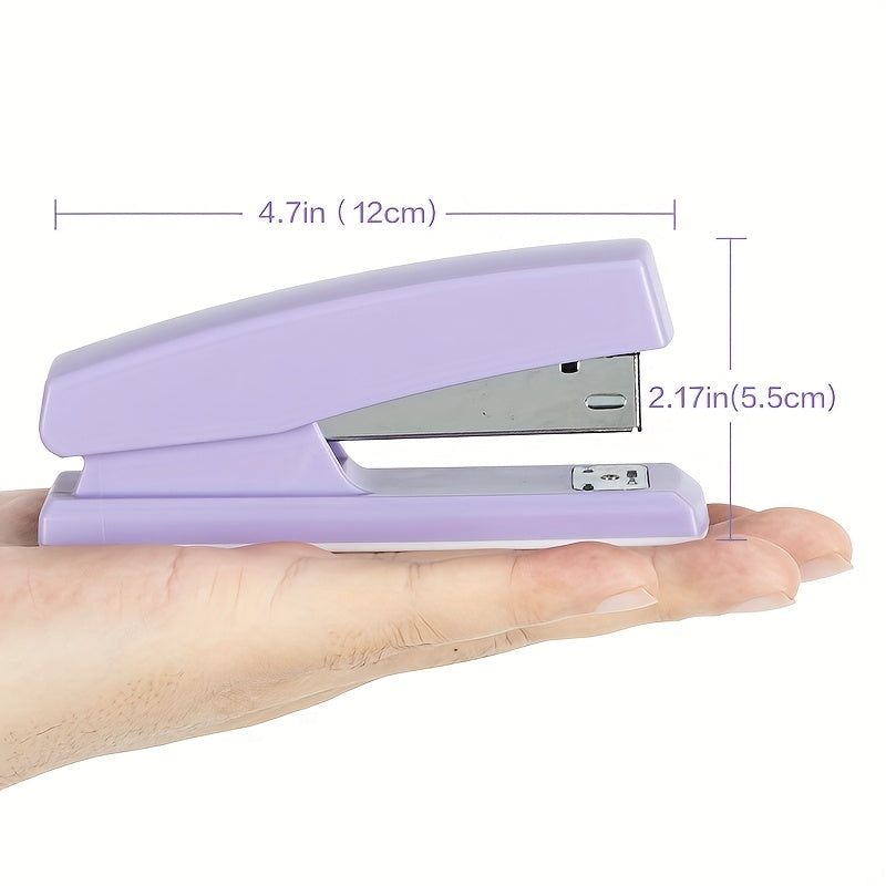 Deli Manual Desktop Stapler - 25-Sheet Capacity, 640 Staples, Durable & Ergonomic Design for Office & Home Use