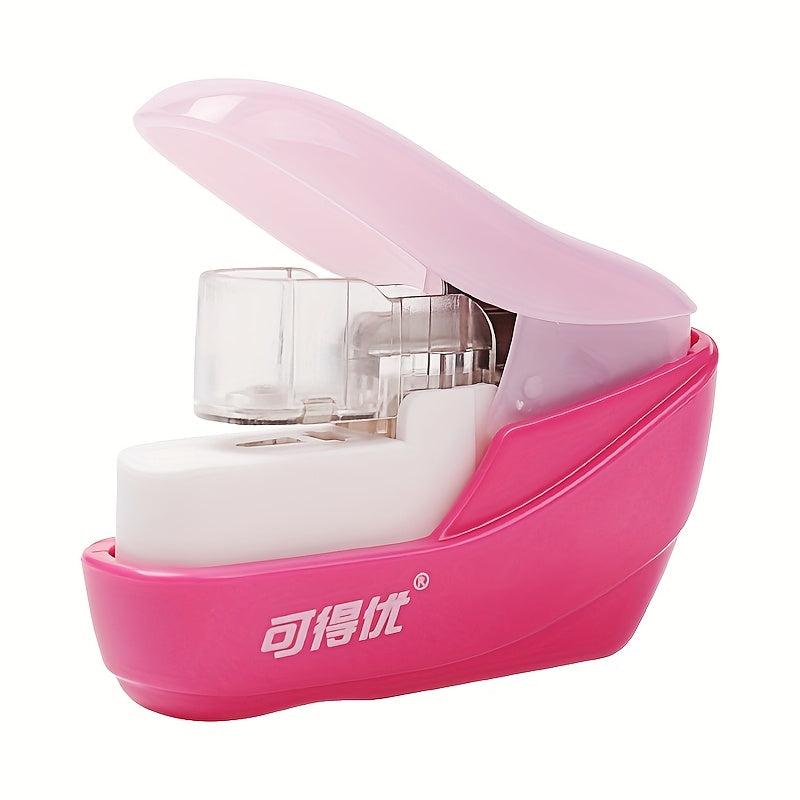 1pc of a Needleless Stapler, a Temporary Binding Stapler, a Handheld Small Needleless Stapler