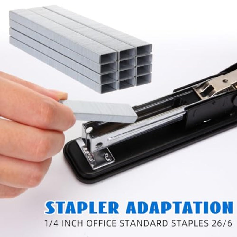 100000 Standard Staples 1 4 Inch Office Standard Staples 26 6 5000 Per Box 20 Pack Desktop Staplers Jam Free Teacher'S Office and Home, Paper Fastening, Home Office, Efficient Stapling, Smooth Operation, Durable Staples, Sturdy Construction