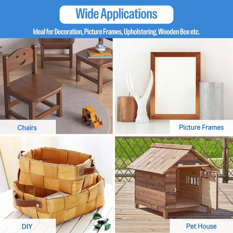 10, 000 Counts Meite 21 Gauge 1\u002F2-inch Crown Upholstery Staples | 304 Stainless Steel with 3\u002F8-inch Leg Length, Heavy Duty for Staple Gun MT8016