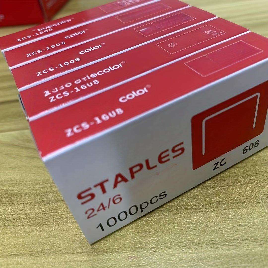 Effort-Saving Stapler, a Binding Device for Student Assignments And Office Documents, Designed with a Lever Structure to Prevent Slipping And Jamming of Staples