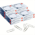 1 Nonskid Paper Clips 1000 Medium Paper Clips 10 Boxes of 100 Each Silver