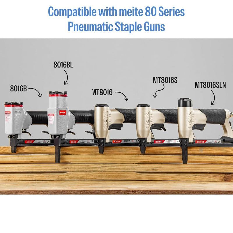 10, 000 Counts Meite 21 Gauge 1\u002F2-inch Crown Upholstery Staples | 304 Stainless Steel with 3\u002F8-inch Leg Length, Heavy Duty for Staple Gun MT8016