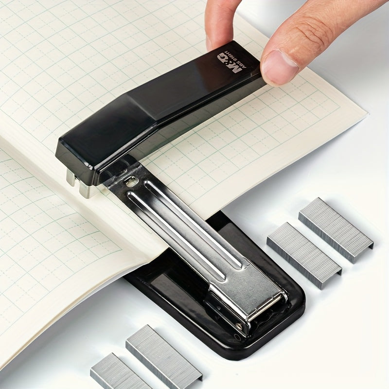 M&G Deluxe Rotating Stapler Featuring 1000 Staples - Desktop Staplers Capable of Handling 25 Sheets, Designed for Multiple Functions, Efficient Use, with a User-Friendly Mechanism And Robust Build, Ideal for Office And School Supplies