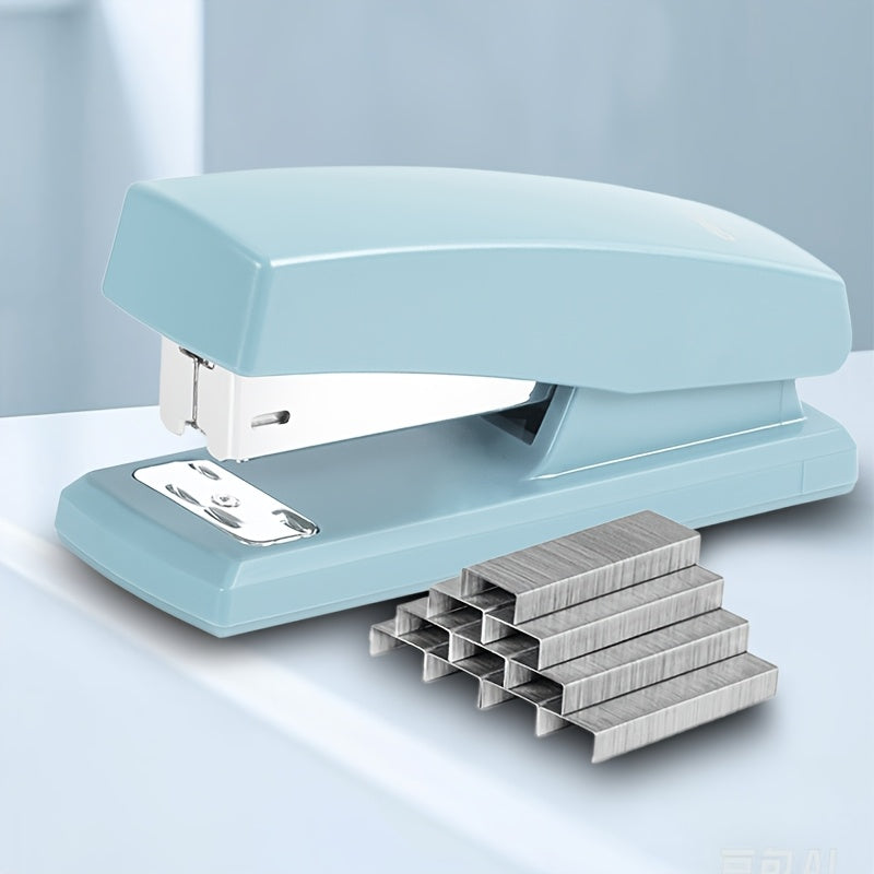 Deli Manual Desktop Stapler - 25-Sheet Capacity, 640 Staples, Durable & Ergonomic Design for Office & Home Use